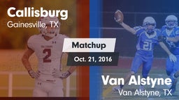 Matchup: Callisburg vs. Van Alstyne  2016