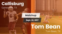 Matchup: Callisburg vs. Tom Bean  2017