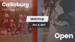 Matchup: Callisburg vs. Open 2017