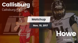 Matchup: Callisburg vs. Howe  2017