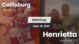 Matchup: Callisburg vs. Henrietta  2018