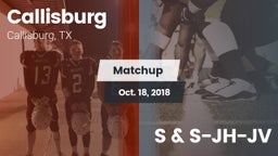 Matchup: Callisburg vs. S & S-JH-JV 2018