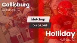 Matchup: Callisburg vs. Holliday  2018