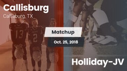 Matchup: Callisburg vs. Holliday-JV 2018