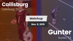 Matchup: Callisburg vs. Gunter  2019