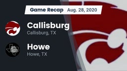 Recap: Callisburg  vs. Howe  2020