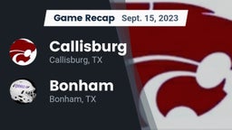 Recap: Callisburg  vs. Bonham  2023
