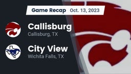 Recap: Callisburg  vs. City View  2023