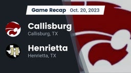 Recap: Callisburg  vs. Henrietta  2023