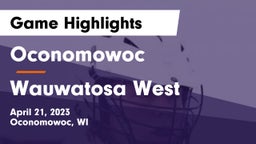 Oconomowoc  vs Wauwatosa West  Game Highlights - April 21, 2023