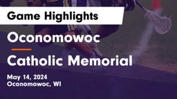 Oconomowoc  vs Catholic Memorial Game Highlights - May 14, 2024