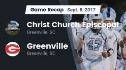 Recap: Christ Church Episcopal  vs. Greenville  2017