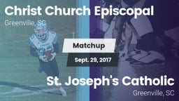 Matchup: Christ Church Episco vs. St. Joseph's Catholic  2017