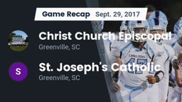 Recap: Christ Church Episcopal  vs. St. Joseph's Catholic  2017