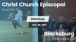 Matchup: Christ Church Episco vs. Blacksburg  2017