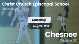 Matchup: Christ Church Episco vs. Chesnee  2018