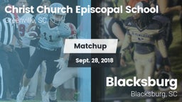 Matchup: Christ Church Episco vs. Blacksburg  2018
