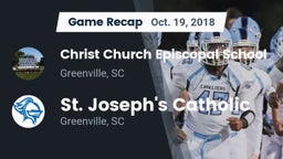 Recap: Christ Church Episcopal School vs. St. Joseph's Catholic  2018