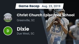 Recap: Christ Church Episcopal School vs. Dixie  2019
