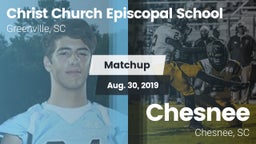 Matchup: Christ Church Episco vs. Chesnee  2019