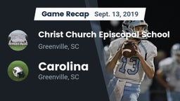 Recap: Christ Church Episcopal School vs. Carolina  2019