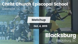 Matchup: Christ Church Episco vs. Blacksburg  2019