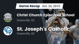 Recap: Christ Church Episcopal School vs. St. Joseph's Catholic  2019