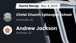 Recap: Christ Church Episcopal School vs. Andrew Jackson  2019