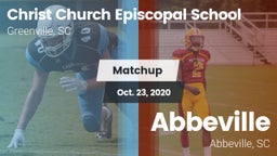 Matchup: Christ Church Episco vs. Abbeville  2020