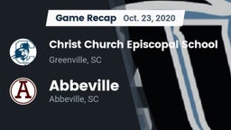 Recap: Christ Church Episcopal School vs. Abbeville  2020