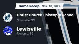 Recap: Christ Church Episcopal School vs. Lewisville  2022