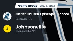 Recap: Christ Church Episcopal School vs. Johnsonville  2022