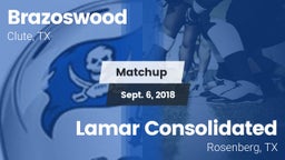 Matchup: Brazoswood vs. Lamar Consolidated  2018