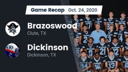 Recap: Brazoswood  vs. Dickinson  2020