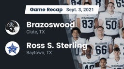 Recap: Brazoswood  vs. Ross S. Sterling  2021