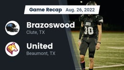 Recap: Brazoswood  vs. United  2022