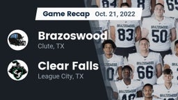 Recap: Brazoswood  vs. Clear Falls  2022