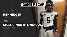 Recap: Henninger  vs. Cicero-North Syracuse  2016