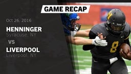 Recap: Henninger  vs. Liverpool  2016