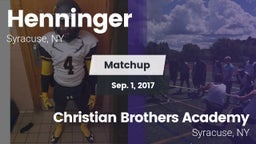 Matchup: Henninger vs. Christian Brothers Academy  2017