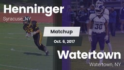 Matchup: Henninger vs. Watertown  2017