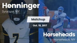 Matchup: Henninger vs. Horseheads  2017