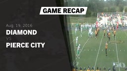 Diamond football highlights Recap: Diamond  vs. Pierce City  2016