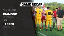 Diamond football highlights Recap: Diamond  vs. Jasper  2016
