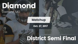 Matchup: Diamond vs. District Semi Final 2017