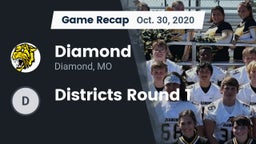 Recap: Diamond  vs. Districts Round 1 2020
