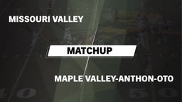 Matchup: Missouri Valley vs. Maple Valley-Anthon- 2016