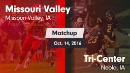 Matchup: Missouri Valley vs. Tri-Center  2016