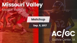 Matchup: Missouri Valley vs. AC/GC  2017