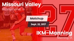 Matchup: Missouri Valley vs. IKM-Manning  2017